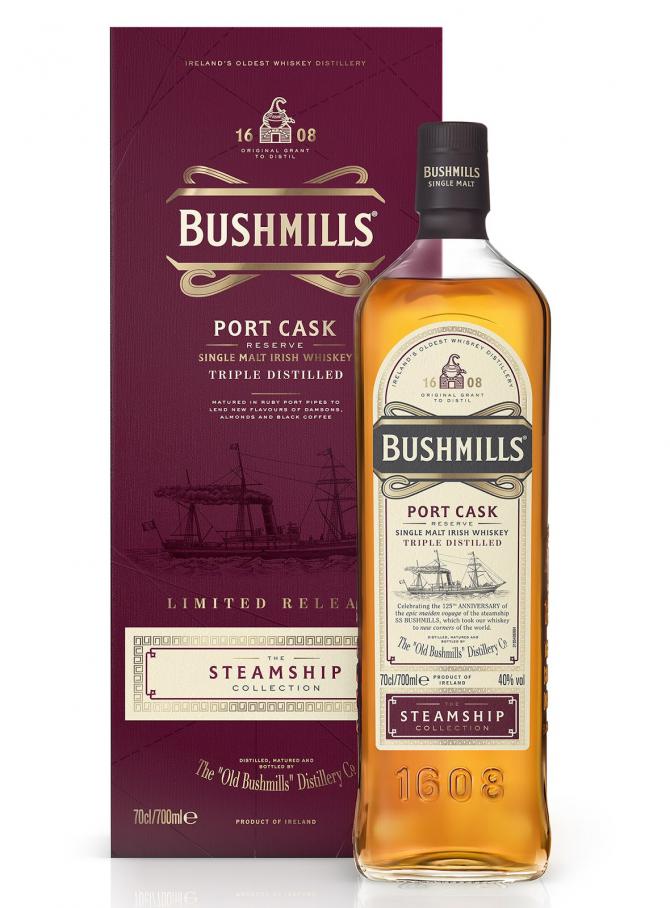 Bushmills Steamship Port Cask Reserve Single Malt Irish Whiskey (700ml)