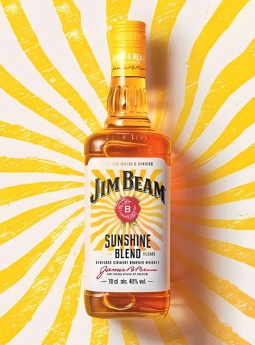 Jim Beam Kentucky Straight Bourbon Whiskey Sunshine Blend 700mL