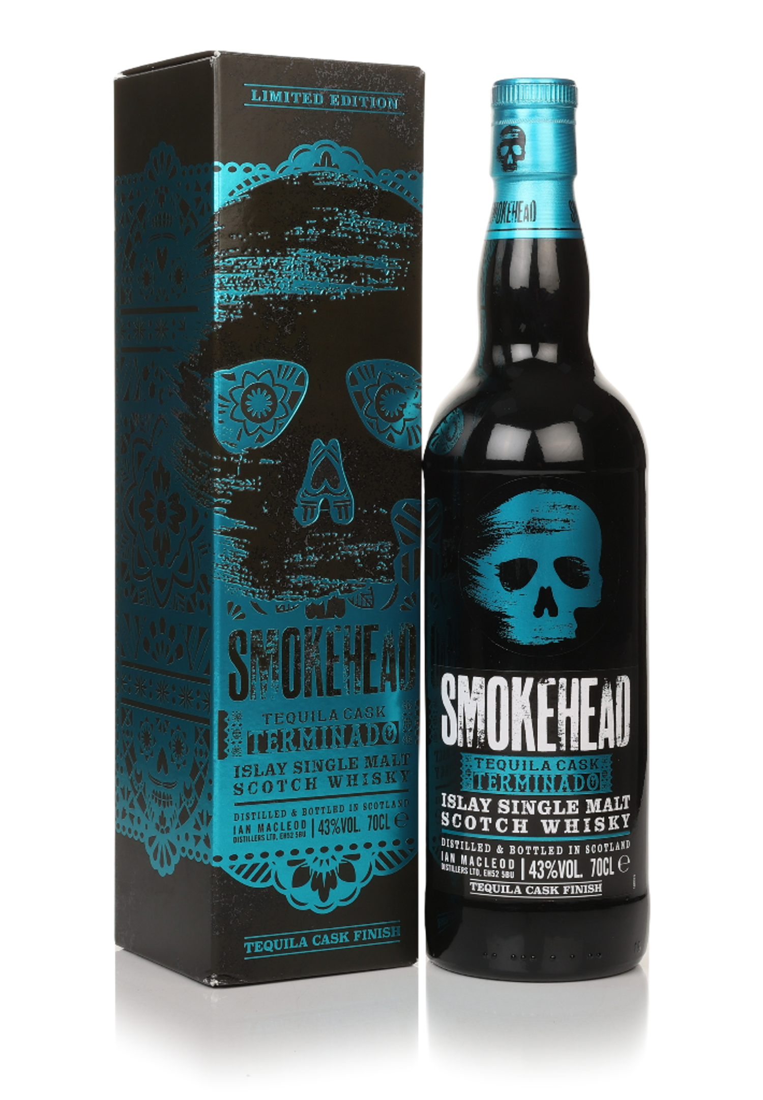 Smokehead Terminado Tequila Cask Finish Limited Edition Islay Single Malt Scotch Whisky 700mL