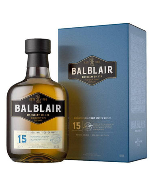 Balblair 15 Year Old Highland Single Malt Scotch Whisky 700mL