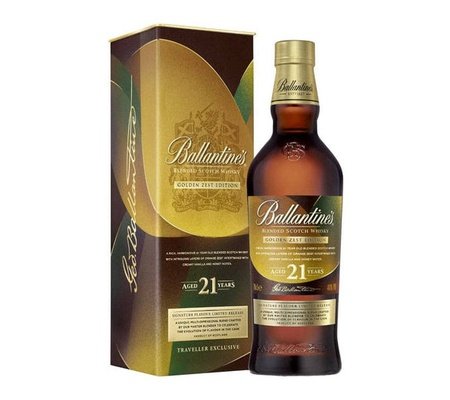 Ballantines 21 Year Old Golden Zest Limited Edition Blended Scotch Whisky 700mL