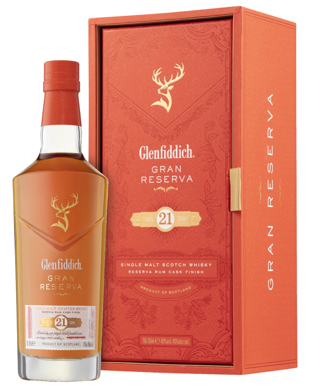 Glenfiddich Gran Reserva 21 Year Old Single Malt Scotch Whisky 700mL