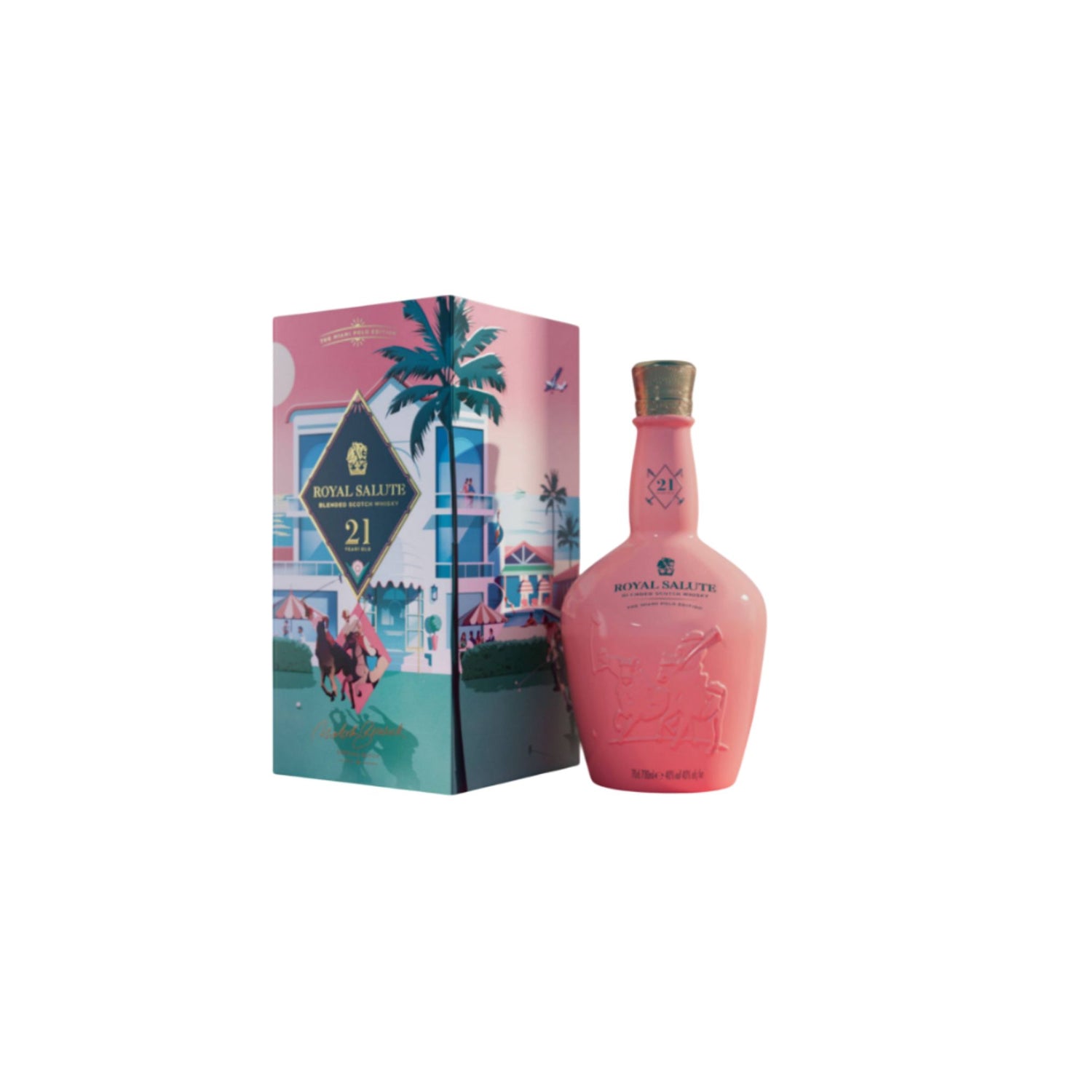 Royal Salute 21 Year Old Miami Polo Edition Blended Scotch Whisky 700mL