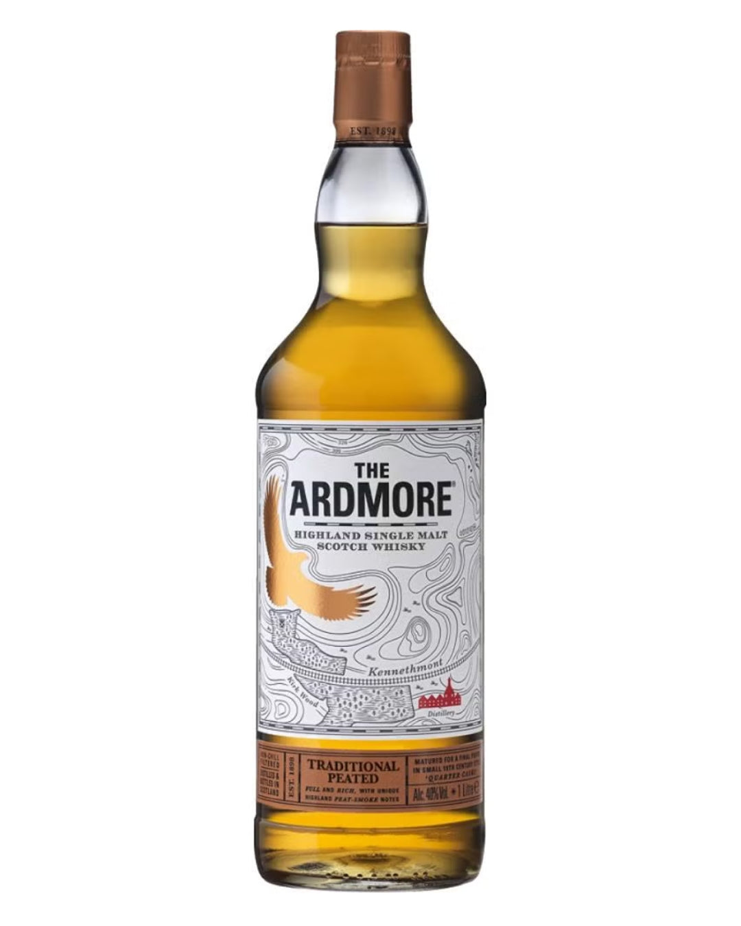 Ardmore Traditional Peated Single Malt Scotch Whisky 1L