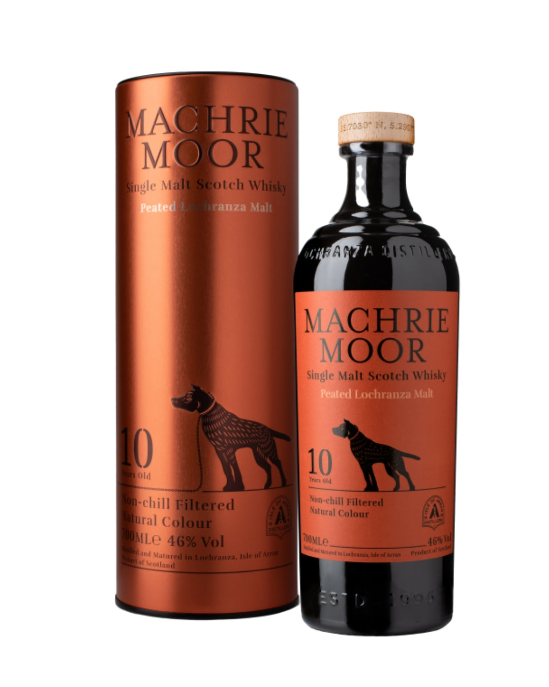 Arran 10 Year Old Machrie Moor Peated Single Malt Scotch Whisky 700mL