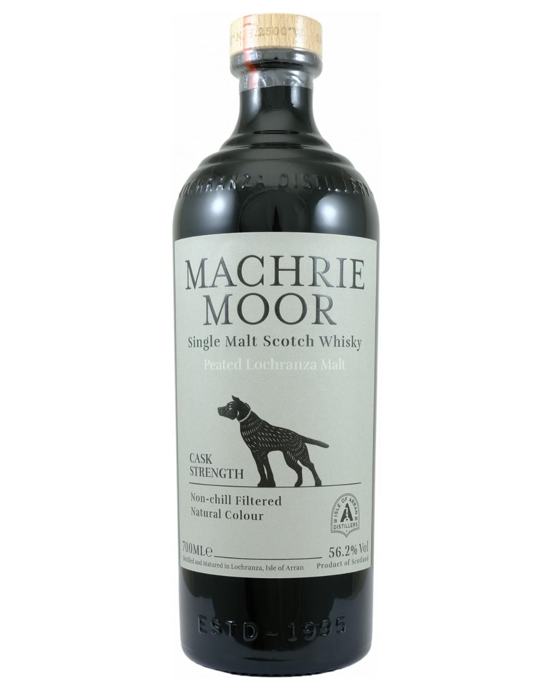Arran Machrie Moor Cask Strength Single Malt Peated Scotch Whisky 700mL