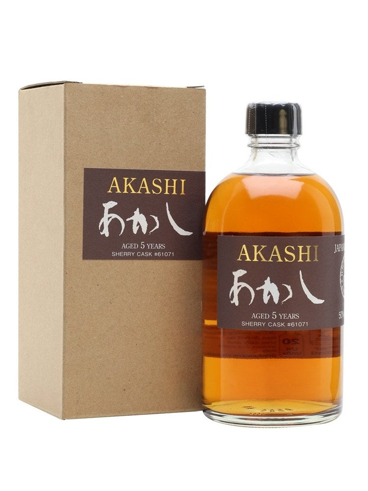 White Oak Akashi 5 Years Old Sherry Cask Single Malt Japanese Whisky(500ml)