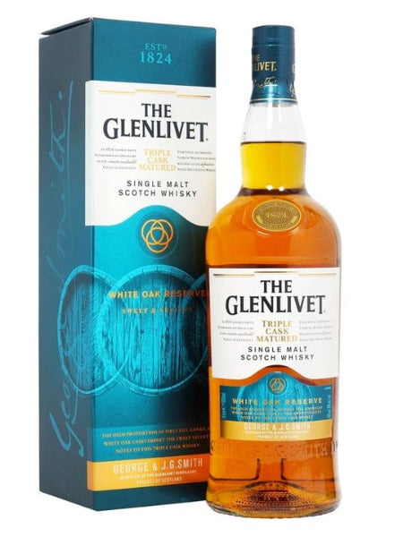 The Glenlivet Triple Cask White Oak Reserve Single Malt Scotch Whisky (1000mL)