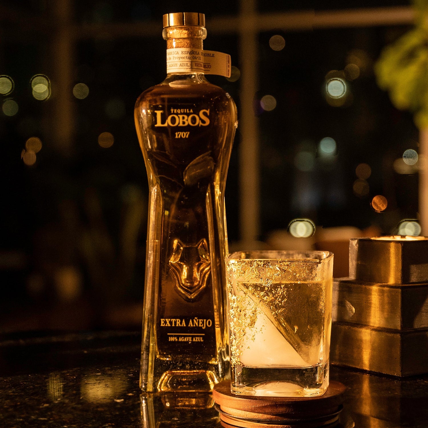 Lobos 1707 Extra Anejo  Premium Tequila 750mL