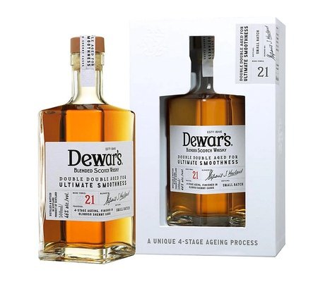 Dewar’s 21 Year Old Double Double Blended Scotch Whisky (500ml)