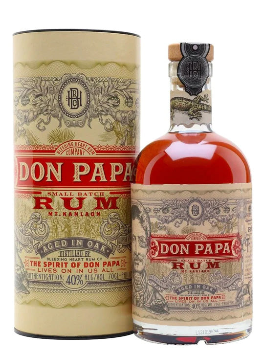 Don Papa 7 Year Old Small Batch Rum (700ml)