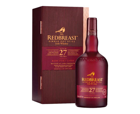 Redbreast 27 Year Old  Ruby Port Cask Single  Irish Pot Still Whiskey (700ml)