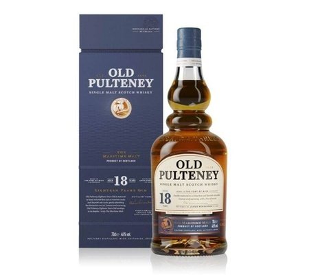 Old Pulteney 18 Year Old Single Malt Scotch Whisky 700ml