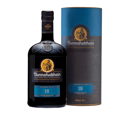 Bunnahabhain 18 Year Old Islay Single Malt Scotch Whisky 700mL