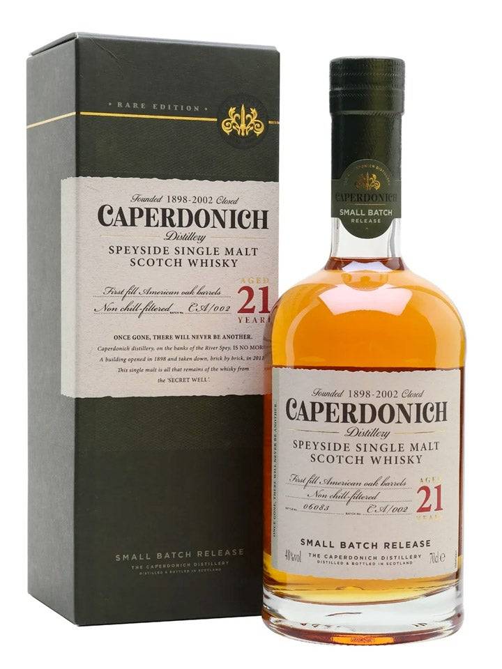 Caperdonich 21 Year Old Single Malt Scotch Whisky 700mL