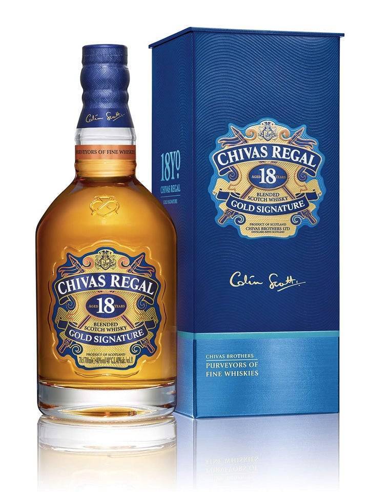 Chivas Regal 18 Year Old Gold Signature Scotch Whisky 750mL